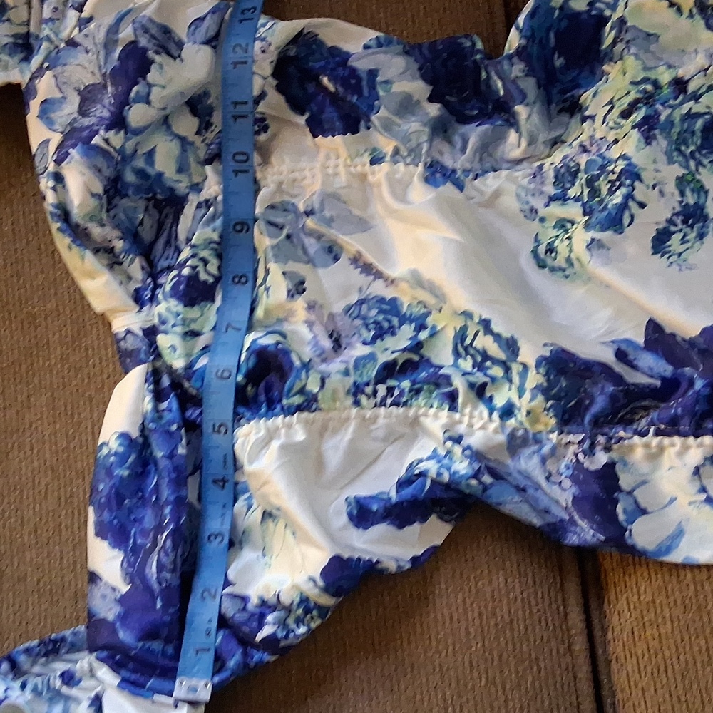 For Love And Lemons Blue and White Floral Dress - Picture 10 of 12